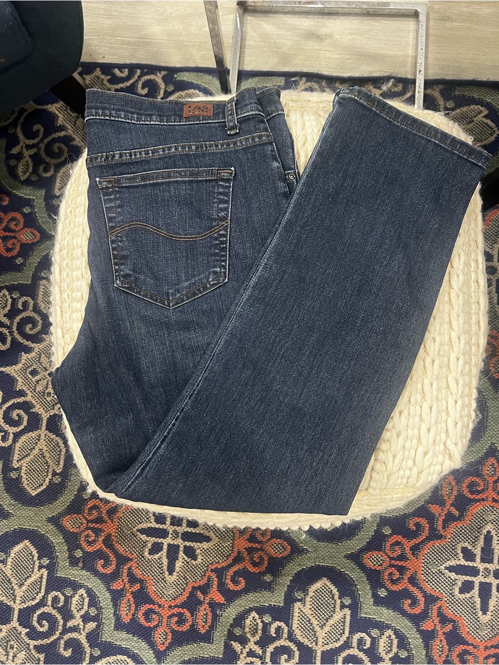 Lee Women's Straight Leg Jeans in Indigo